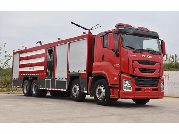 ISUZU 12000liters water 3400liters Foam 2000liters Powder Water Foam Powder Combined Fire Fighting Truck