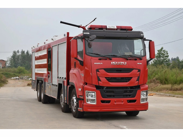 ISUZU 12000liters water 3400liters Foam 2000liters Powder Water Foam Powder Combined Fire Fighting Truck