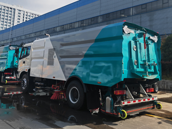 Foton Auman Snow Plow Road Street Sweeper And Cleaning Wash Truck Price 